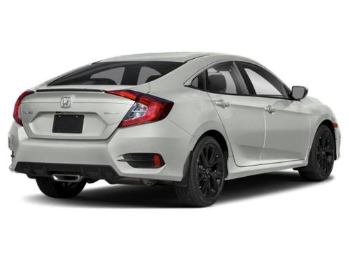 Platinum White Pearl 2019 Honda Civic Sport