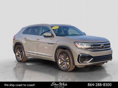 Pure Gray 2022 Volkswagen Atlas Cross Sport 3.6L V6 SEL R-Line