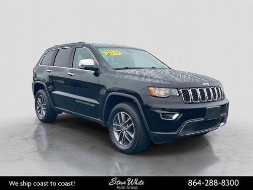 Diamond Black Crystal Pearlcoat 2017 Jeep Grand Cherokee Limited