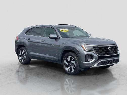 Gray 2025 Volkswagen Atlas Cross Sport 2.0T SE w/Technology 4MOTION