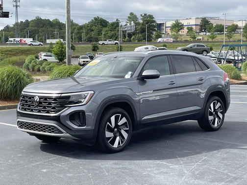 Gray 2025 Volkswagen Atlas Cross Sport 2.0T SE w/Technology 4MOTION