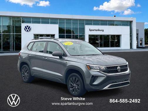 Platinum Gray Metallic 2024 Volkswagen Taos 1.5T S