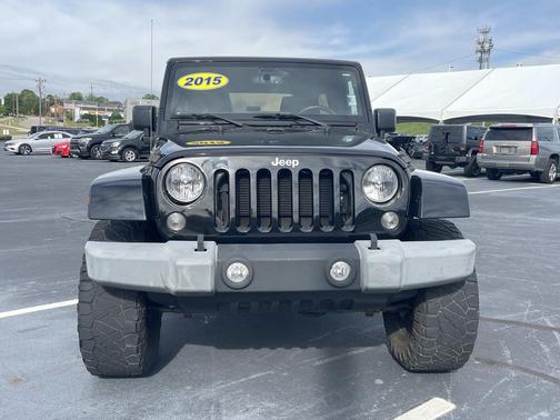 Black Clearcoat 2015 Jeep Wrangler Unlimited Sahara