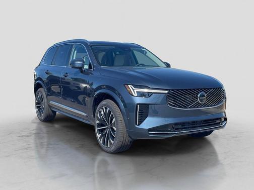 Denim Blue Metallic 2026 Volvo XC90 Ultra, B6 AWD Gas (mild hybrid), Gasoline, Bright, 7 Seats
