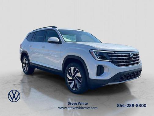 Opal White 2026 Volkswagen Atlas 2.0T SE w/Technology