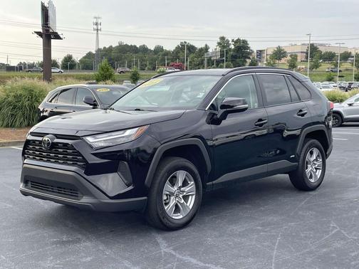 Midnight Black Metallic 2025 Toyota RAV4 Hybrid XLE