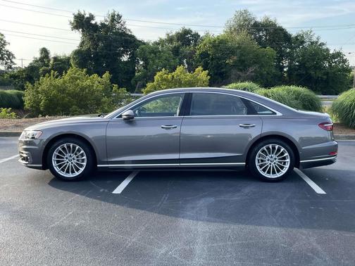 Gray 2019 Audi A8 55