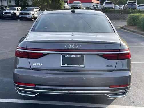 Gray 2019 Audi A8 55