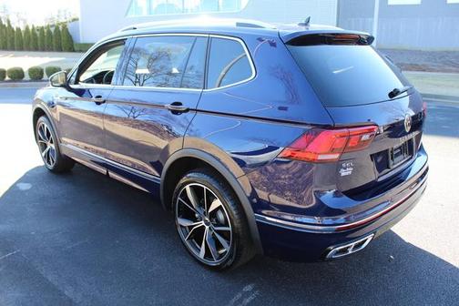 Atlantic Blue Metallic 2022 Volkswagen Tiguan 2.0T SEL R-Line 4MOTION