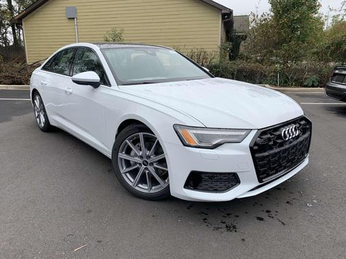 White 2025 Audi A6 45 Premium