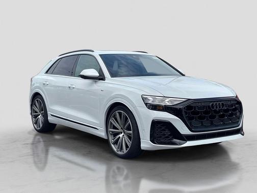 Glacier White 2026 Audi Q8 55 Prestige