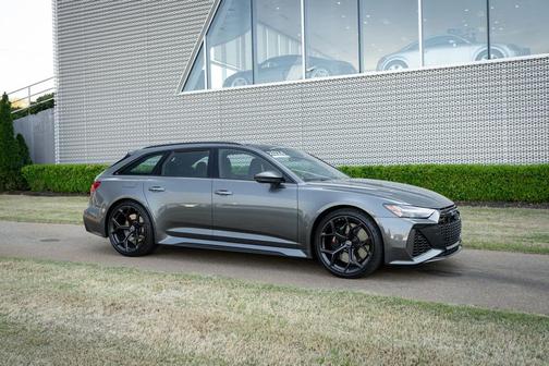 Gray 2024 Audi RS 6 Avant 4.0T