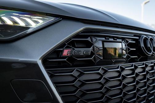 Gray 2024 Audi RS 6 Avant 4.0T