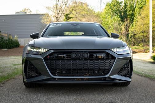 Gray 2024 Audi RS 6 Avant 4.0T