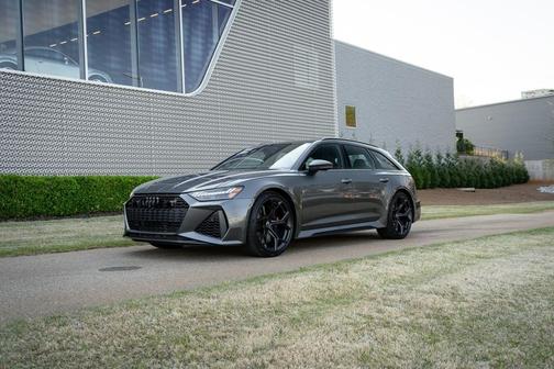 Gray 2024 Audi RS 6 Avant 4.0T