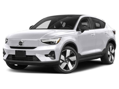 Crystal White Metallic 2023 Volvo C40 Recharge Pure Electric Twin Ultimate