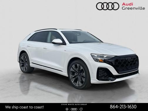 White 2026 Audi Q8 55 Prestige