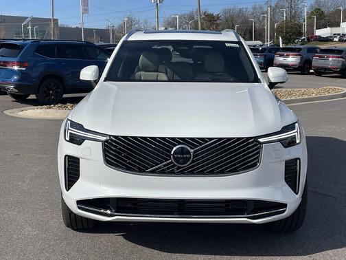 Crystal White Pearl 2026 Volvo XC90 Plug-In Hybrid Ultra, T8 AWD, Electric/Gasoline, Bright, 7 Seats