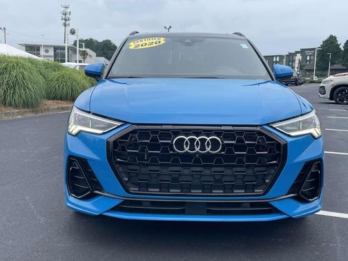 Turbo Blue 2020 Audi Q3 45 S line Prestige