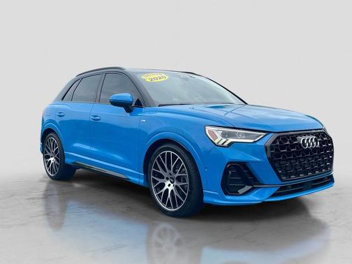Turbo Blue 2020 Audi Q3 45 S line Prestige