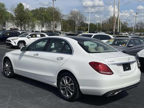 White 2015 Mercedes-Benz C-Class C 300 4MATIC Luxury