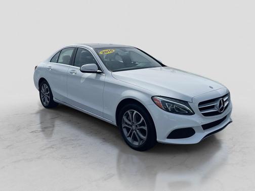 White 2015 Mercedes-Benz C-Class C 300 4MATIC Luxury