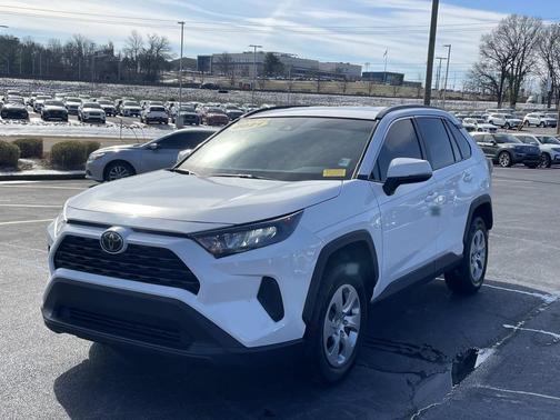 Beige 2021 Toyota RAV4 LE