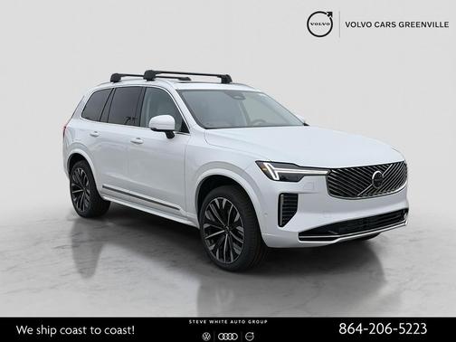 2026 Volvo XC90 Plug-In Hybrid Ultra, T8 AWD, Electric/Gasoline, Bright, 7 Seats