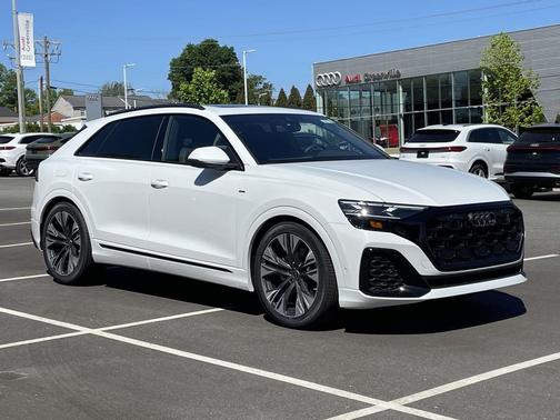 White 2026 Audi Q8 55 Premium Plus