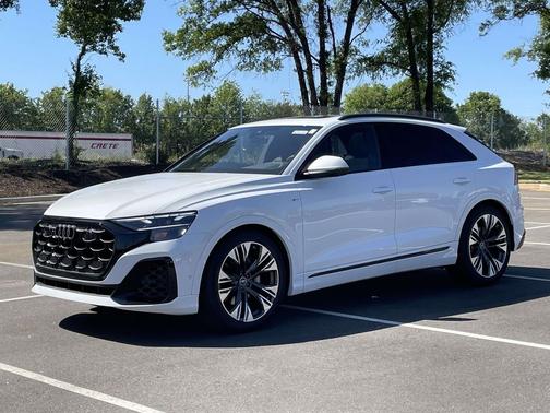 White 2026 Audi Q8 55 Premium Plus