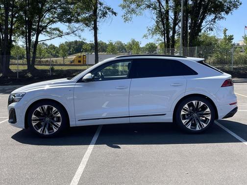 White 2026 Audi Q8 55 Premium Plus
