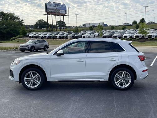 White 2025 Audi Q5 55 S line Premium Plus