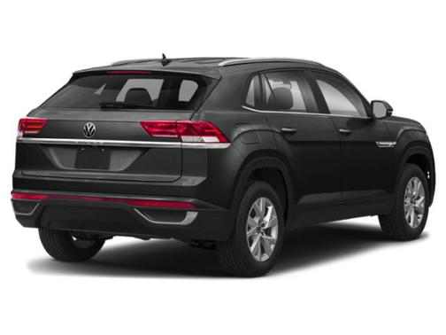 Deep Black Pearl 2021 Volkswagen Atlas Cross Sport 3.6L V6 SE w/Technology R-Line