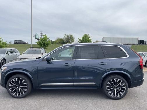 Denim Blue Metallic 2026 Volvo XC90 Plus, B6 AWD Gas (mild hybrid), Gasoline, Bright, 7 Seats