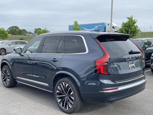 Denim Blue Metallic 2026 Volvo XC90 Plus, B6 AWD Gas (mild hybrid), Gasoline, Bright, 7 Seats
