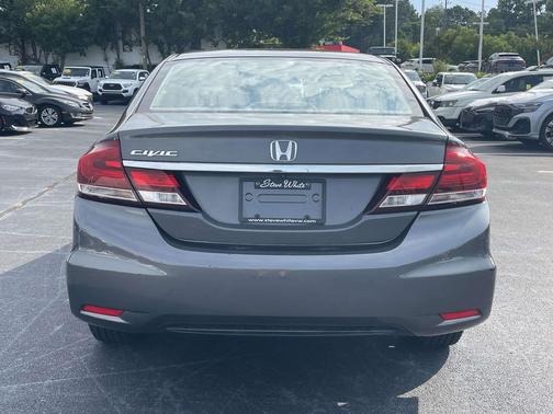 Alabaster Silver Metallic 2013 Honda Civic LX