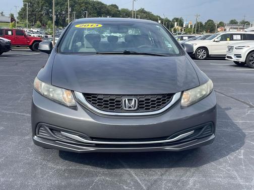 Alabaster Silver Metallic 2013 Honda Civic LX