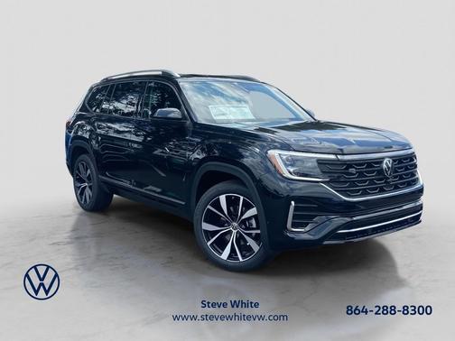 Deep Black Pearl 2026 Volkswagen Atlas 2.0T SEL Premium R-Line 4MOTION