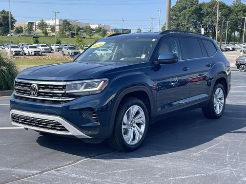 Tourmaline Blue Metallic 2023 Volkswagen Atlas 3.6L SE w/Technology