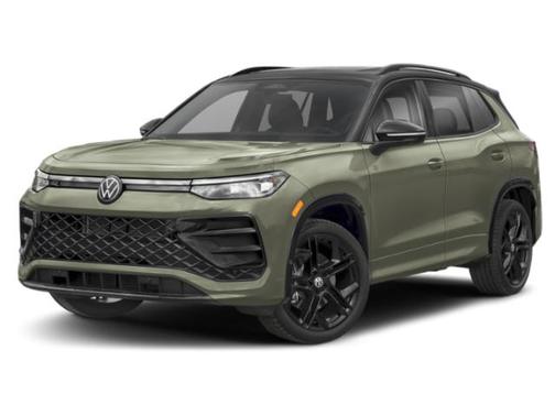Avocado Green w/Deep Black Roof 2026 Volkswagen Tiguan 2.0T SE R-Line Black