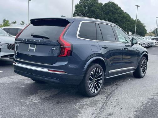 Denim Blue Metallic 2026 Volvo XC90 Ultra, B6 AWD Gas (mild hybrid), Gasoline, Bright, 6 Seats