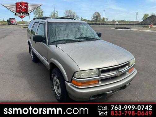 TAN 2003 Chevrolet Blazer LS