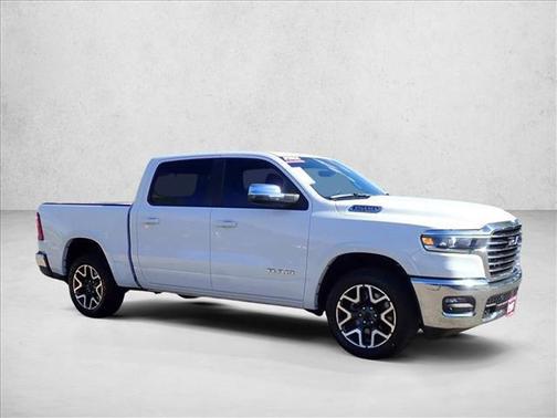 Bright White Clearcoat 2025 RAM 1500 Laramie