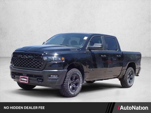 Diamond Black Crystal Pearlcoat 2026 RAM 1500 Warlock Crew Cab 4x4 5'7' Box