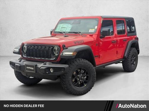 Firecracker Red Clearcoat 2026 Jeep Wrangler Willys