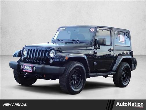 Black Clearcoat 2015 Jeep Wrangler Sahara