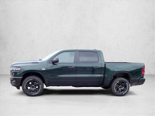 Serrano Green Metallic 2026 RAM 1500 Warlock Crew Cab 4x4 5'7' Box