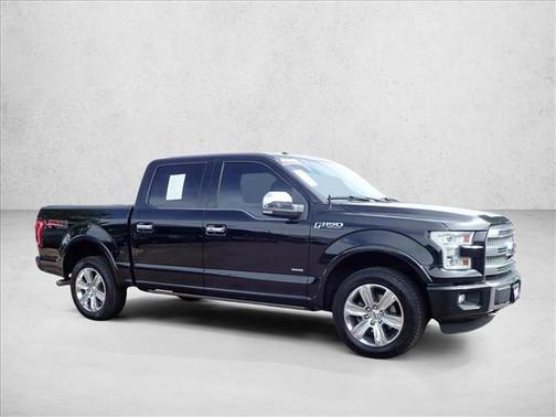 Shadow Black 2016 Ford F-150 Platinum