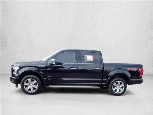 Shadow Black 2016 Ford F-150 Platinum