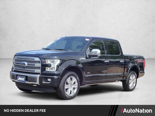 Shadow Black 2016 Ford F-150 Platinum